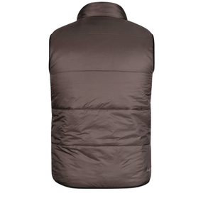 Gilet matelassé oversize unisexe en polyester recyclé personnalisé, sans manches, col montant, pour la vente en gros et en vrac - Product Image 3