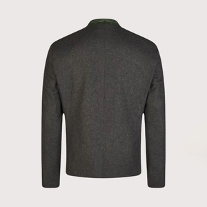 Chaqueta Tradicional Alemana de Lana Loden para Hombre, Estilo Bávaro, Cuello Alto, Transpirable, Ropa de Invierno - Product Image 4