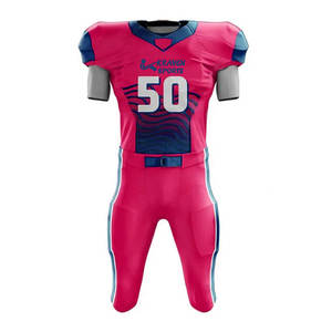 Uniforme de Fútbol Americano con Empaque Personalizado, Último Diseño, Nuevo Estilo - Product Image 2