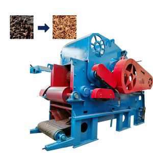 산업용 대용량 드럼 칩핑 머신 전기 우드 치퍼 나뭇가지 소형 통나무 목재 분쇄 장비 - Product Image 1