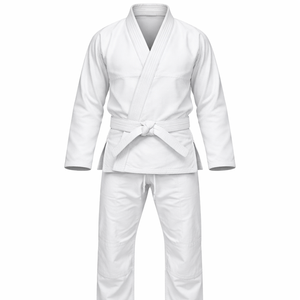 Traje de BJJ Personalizado 100% Algodón/Poliéster de Secado Rápido y Absorción de Humedad para Distribución al por Mayor - Ropa Deportiva de Combate OEM - Product Image 1