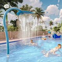 Équipement de jeux aquatiques à jets d'eau en fibre de verre Cenchi pour la maison, les hôtels, les spas, les centres de villégiature et les piscines