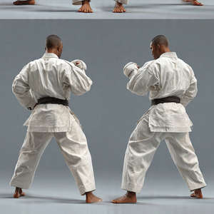 Uniforme de Karate Personalizado con Logotipo, Uniforme de Judo de Alta Calidad para Entrenamiento de Boxeo, Uniforme de Karate Unisex para Entrenamiento y Competencia - Product Image 5