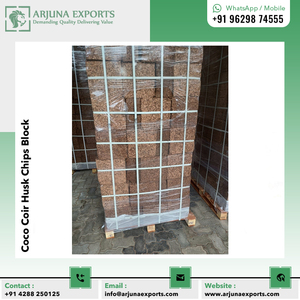 Exportateur garanti de Coconut Coco Coir 5kg Block Husk Chips pour les producteurs de serre et de jardin - Product Image 5