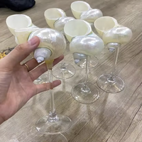 Bol en coquillage naturel fabriqué à la main au Vietnam pour la décoration, le rangement de bijoux et les souvenirs