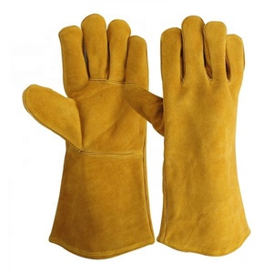 High Quality Long Lasting Cow Split Leather Welding <b>Gloves</b> Working Canadian Rigger <b>Gloves</b> Safety <b>Gloves</b> Hand Protection Rigger - Product Image 1