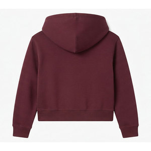 Casual Streetwear Drop Shoulder Figures Breathable Eco-friendly Hoodie Knitted RunningWear women cropped hoodie <b>zipper</b> Low Price - Product Image 2