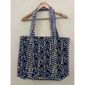 Floral 100% Cotton Tote Bag Bohemian Style Open <b>Top</b> Shopping Bag All Seasons Use Lightweight Spring Summer Autumn Fashion - Product Image 6