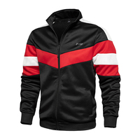 Fournisseur de vêtements de sport pour hommes, ensembles de survêtements athlétiques personnalisés avec blocs de couleur, marque privée