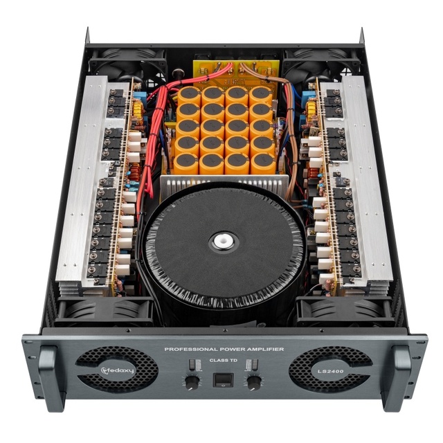 Power Amplifier 2channel 2400watts Class Td 3U 2ohm 5000 Watts Professional Sound DJ Amplifier Audio