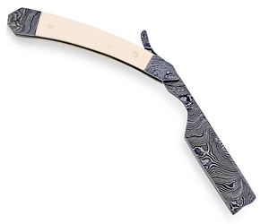 Handmade Custom Damascus Steel Razor Folding <b>Knife</b> <b>Bone</b> <b>Handle</b> Survival Camping Pocket Hunting <b>Knives</b> A&M Enterprises - Product Image 6