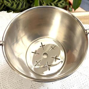 Cubo de hielo plateado clásico, perfecto para enfriar cócteles, vino, bares en casa, hoteles, clubes y fiestas, procedente de la India. - Product Image 6