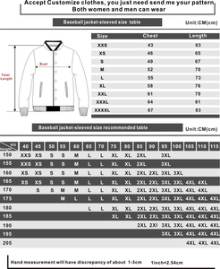 Veste de baseball streetwear pour homme, sans marque, coupe oversize, style varsity bomber, décontractée, inspirée de la mode hip-hop - Product Image 4