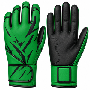 Dernier design, gants de frappe de baseball professionnels personnalisés avec logos, fermeture auto-agrippante, cuir respirant, paume antidérapante, ambidextres - Product Image 3