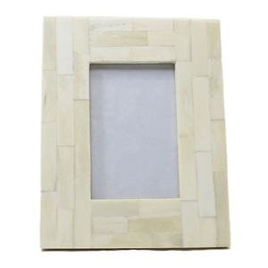 Handmade Collection THC-58 Bone Inlay Eco-Friendly Customizable Color Shape Wedding Return Gift Photo <b>Frame</b> Tabletop - Product Image 2