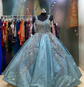 Vestido de Fiesta de Lujo para Mujer, Elegante Vestido de Noche con Bordado, Vestido Largo Elegante para Boda y Gala - Product Image 4