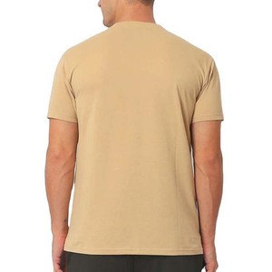 Factory Wholesale Custom Woven Short Sleeve Regular Fit 100% Cotton Formal <b>Men</b> Premium Breathable <b>T</b>-<b>Shirt</b> - Product Image 4
