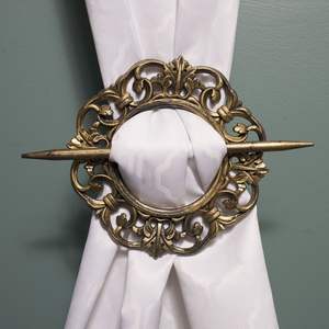 Attache de rideau décorative, attache de rideau en métal, attache de rideau de luxe, support de rideau de fenêtre, pour la maison et l'hôtel, en laiton et aluminium - Product Image 2