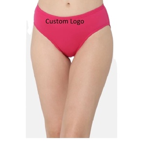 กางเกงชั้นในผ้าสแปนเด็กซ์ไร้รอยต่อสำหรับผู้หญิงชุดชั้นในบิกินี่ผ้าไหมระบายอากาศได้ดีโลโก้ตามสั่ง - Product Image 2