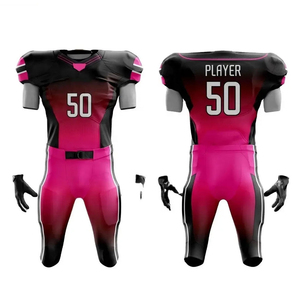 Uniforme de Fútbol Americano Personalizado con Logotipo, Conjunto de Pantalones y Jersey de Poliéster para Hombre, Venta al Por Mayor - Product Image 1