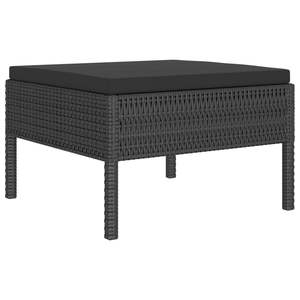 Ensemble de meubles de jardin noirs - Product Image 5