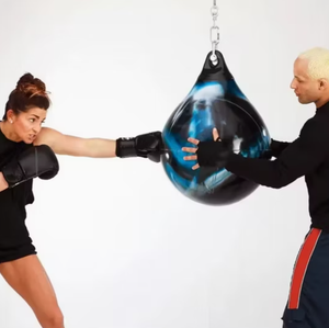 Sac de frappe aquatique en PVC personnalisé avec logo, rempli d'eau, réglable, équipement sportif en gros - Product Image 4