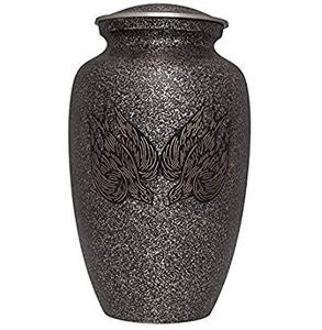 Urna Funeraria de Metal para Adultos, Estilo Americano/Europeo, Completamente Pulida y Grabada, de Latón y Aluminio, para Guardar Cenizas, Funerales y Cremaciones - Product Image 4