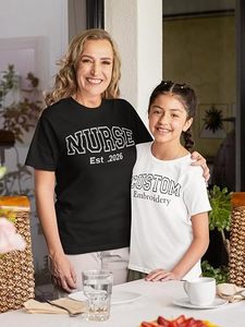 Camisetas de Mujer de Algodón Orgánico Bordadas - Product Image 3