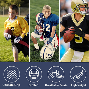 Wholesale Supplier American Football <b>Gloves</b> <b>Moisture</b> Wicking <b>Hand</b> wear OEM ODM Custom Branding Export Production for Importers - Product Image 5