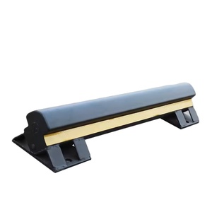 ตัวกั้นจอดรถเหล็ก DINGTIAN สีเหลืองและสีดำสำหรับใช้บนถนน - Product Image 1