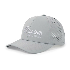 Gorra Deportiva de Béisbol de 6 Paneles, Tela Impermeable de Poliéster, Visera Curva, Perforada, Gorra de Golf Personalizada con Bordado, Unisex, Fabricante de Vietnam - Product Image 1
