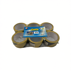 CINTA Ruban adhésif imperméable noir et jaune simple face 4,8 cm * 17 m, sensible à la pression, en acrylique - Product Image 2