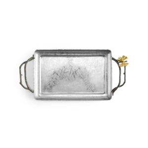 B2B La Mejor Opción: Paquete Doble de Bandejas Rectangulares de Acero Inoxidable con Superficie Espejo y Asas de Alambre Doradas para Buffets de Lujo - Product Image 6