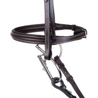 Bridon en cuir noir de qualité supérieure, équipement d'équitation confortable, imperméable, design personnalisé avec rubans, prix de gros