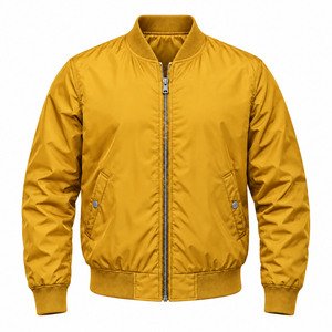 Winter Stand Color Fancy Flight Jackets with Pattern Decoration Custom Designed Stylish <b>Black</b> Bomber Jackets for Boys - Product Image 6
