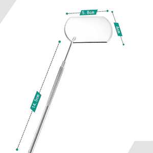 Espejo de Escritorio Iluminado de Lujo con Aumento de 3X, Diseño Plegable para un Maquillaje Elegante y un Acabado Reflectante - Product Image 2