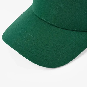 Casquette de baseball personnalisée avec logo, 5 panneaux, structure A-Frame, en coton, pour printemps/été, unie, avec fermeture snapback, pour hommes et femmes, en satin 3D, pour l'extérieur - Product Image 3