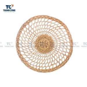 Manteles Individuales Redondos de Mimbre Tejido a Mano de Pasto Marino de Vietnam, Manteles Individuales de Mimbre Tejido, Manteles Individuales de Mimbre para Mesa de Cocina - Product Image 3