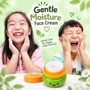 Crème hydratante pour le visage pour enfants à usage quotidien avec d'autres ingrédients en boîte - Product Image 2