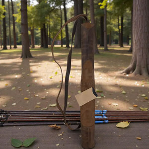 Sacoche de tir à l'arc en cuir haut de gamme pour l'extérieur, faite à la main, avec coutures robustes, ceinture réglable, équipement confortable pour la chasse et l'entraînement - Product Image 6