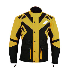 Veste en cuir pour motard sur mesure, en cuir véritable, avec protection renforcée et prix raisonnable - Product Image 2