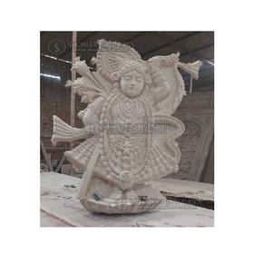 Moderna Figura de Shrinath Ji en Fibra de Vidrio para Decoración del Hogar y Bodas - Product Image 1