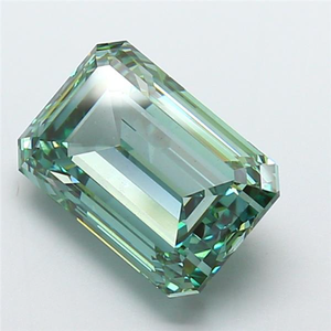 Crownlite Jewels - Diamante Cultivado en Laboratorio, Corte Esmeralda, 10.02 ct, Verde Intenso, VS2, Certificado IGI - Product Image 2