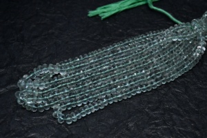 Cuentas facetadas de amatista verde natural AAA, cuentas sueltas de piedras preciosas para la fabricación de joyas, venta al por mayor a granel - Product Image 3