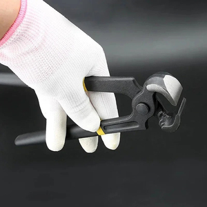Non-slip Grips Tower Pincers Pliers Flat Mouth Cattle Horse Hoof Clippers Nippers Snips Nail <b>Puller</b> <b>Tool</b> - Product Image 3