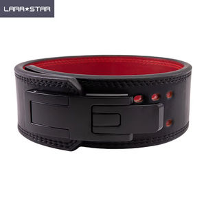 Cinturón de Levantamiento de Pesas de Alta Resistencia para Gimnasio, Ajustable, de 6 Pulgadas, para Hombres y Mujeres, de Cuero - Product Image 4