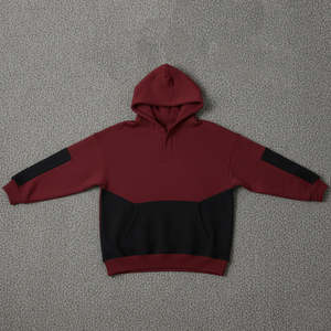 Sweat-shirts pour femmes de haute qualité OEM, deux tons, tissu respirant, manches longues, épaules tombantes, sweat-shirts oversize pour femmes - Product Image 5