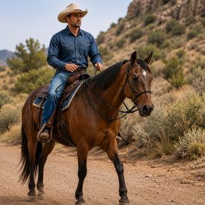 Harnais de cheval en corde noire de qualité supérieure |   Équipement d'entraînement équestre réglable, léger et durable pour le travail au sol des chevaux, usage quotidien - Product Image 2