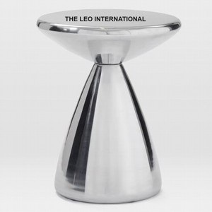 Mesa Auxiliar de Aluminio Pulido de Lujo para Sala de Estar, Mesa Metálica Económica con Personalización - Product Image 1