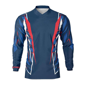 Maillot de motocross à manches longues de haute qualité, personnalisé, confortable et durable, maillot de supercross - Product Image 1